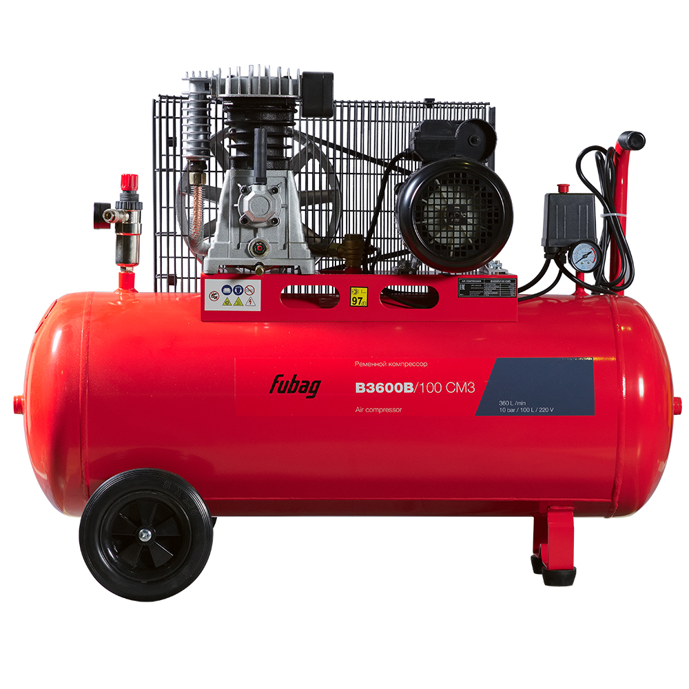 Компрессор ременной одноступенчатый B3600B/100 CM3