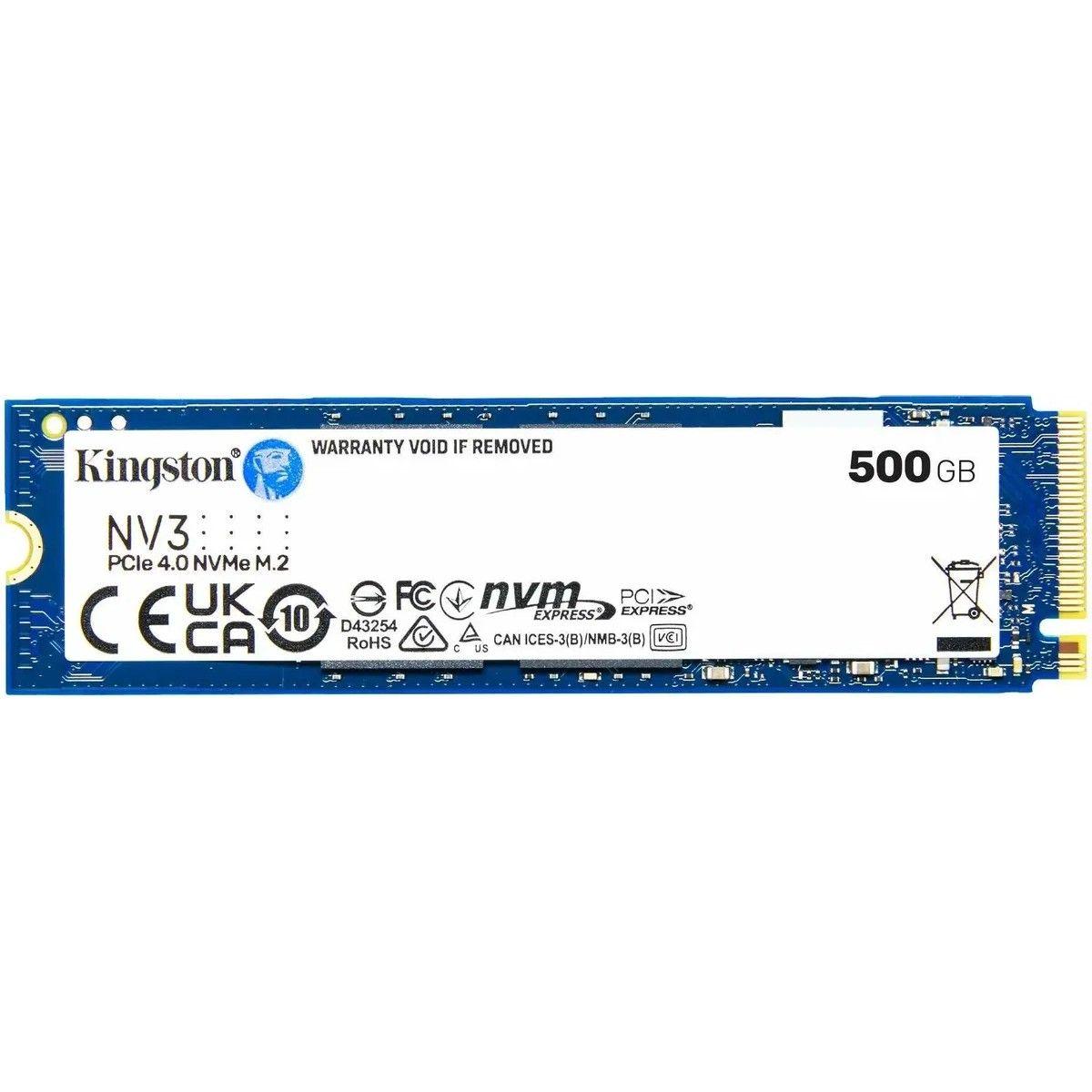 Накопитель SSD M.2 2280 500 ГБ NV3, PCIe 4.0 x4, 3D NAND, 5000/3000 Мб/с