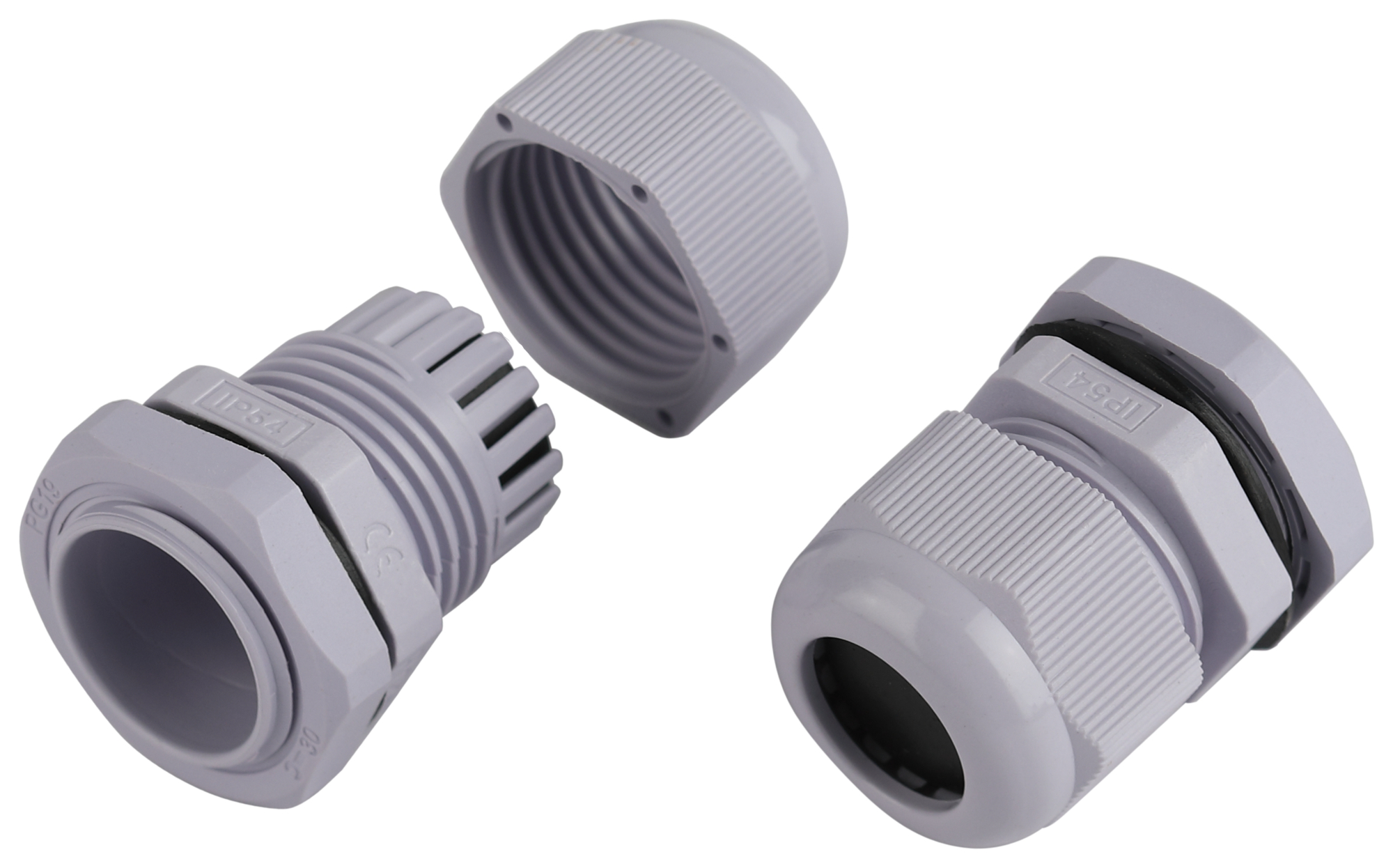 Ввод кабельный сальник NO-224-234 PG 19 (d отв.24 мм / d провод.12-15 мм) IP54 (упаковка 15 штук)