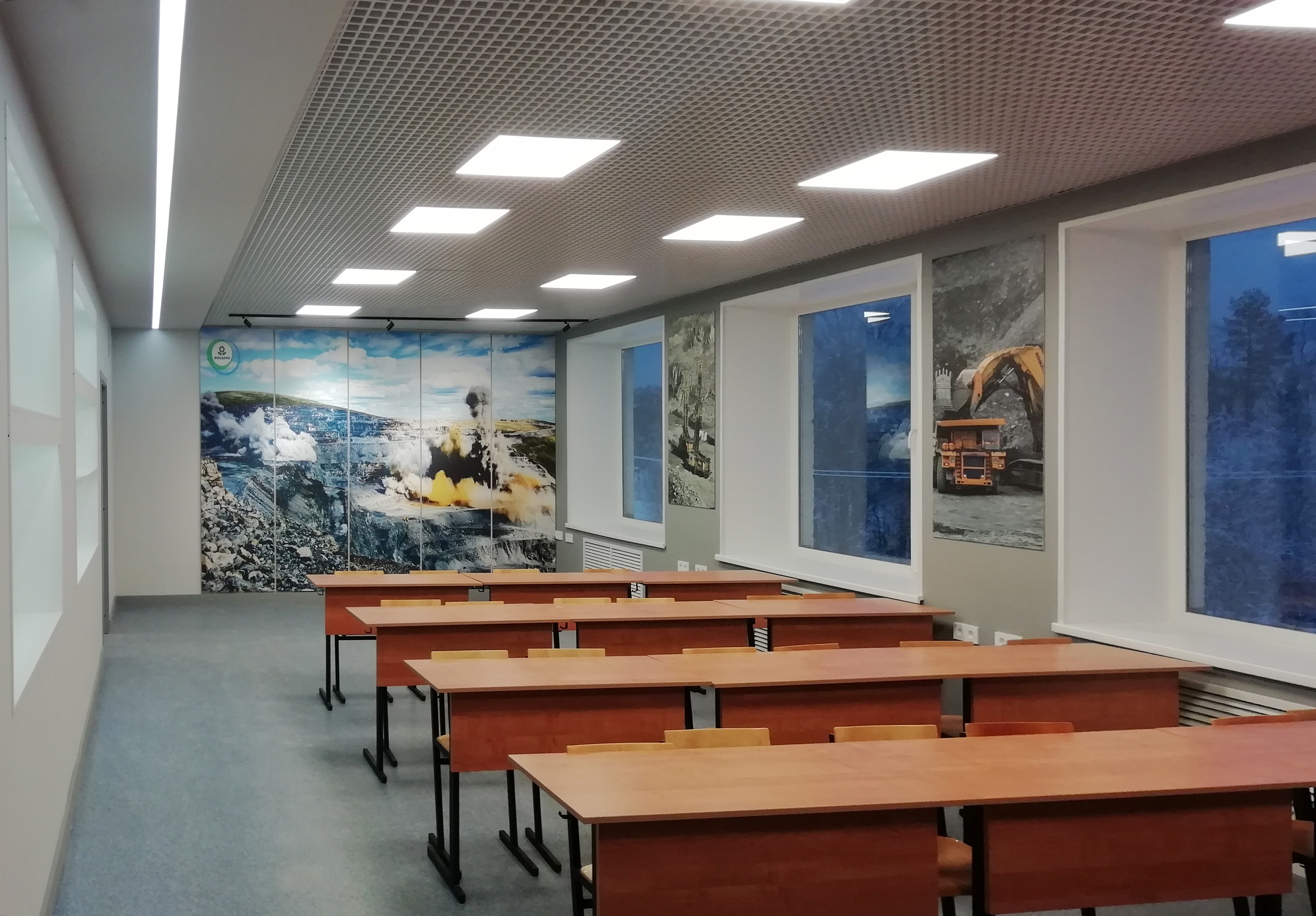 Светильник светодиодный ДВО-32w 3500лм 4000К opal-sand IP20 OPERLUX грильято